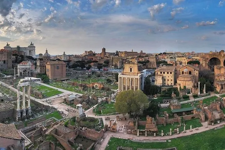 Panoramic Views tour Rome Palatine Hill, Roman Forum, Colosseum