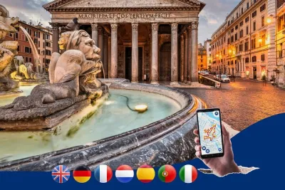 Rome Center: City Walk Audio Guide in 7 Languages on your Phone