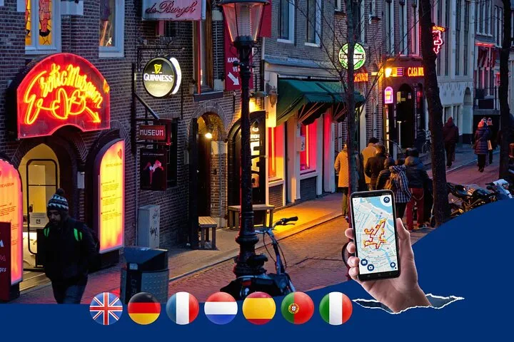 Amsterdam Red Light District: City Walk Audio Guide on your Phone