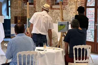 DayTrip to Monet's Gardens with Lunch and Oil Painting Experience