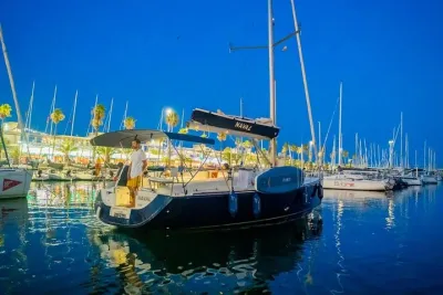 Romantic Private Dinner on a Sailboat 1 Night for 2 people