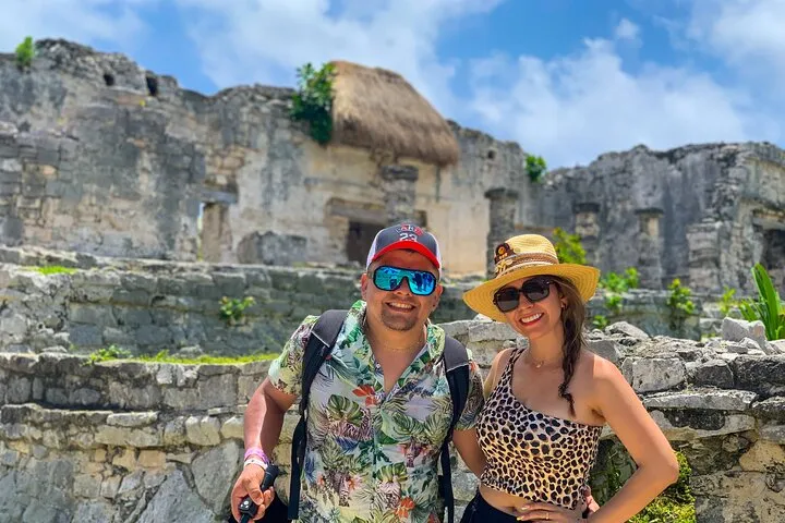 Tour 4X1 Visit Tulum, Coba, Cenote & Playa del Carmen. With lunch