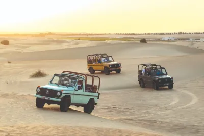 Dubai Evening Heritage Safari by Vintage G Class Al Marmoom Oasis