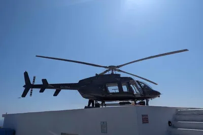 Private Helicopter Transfer from Athens to Milos