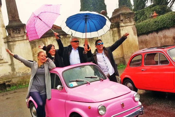 The ORIGINAL 90' Fiat 500 chauffeured Tour in Rome