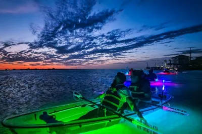 GlowRow Glowing Kayak Tour Port O'Connor - Bar Room Bay