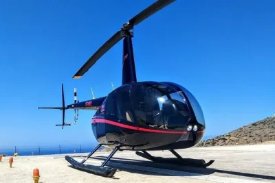 Private Helicopter Transfer from Athens to Antiparos