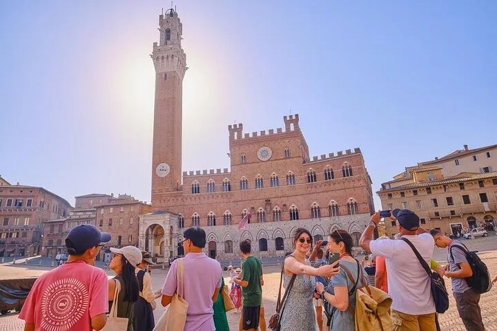 Siena San Gimignano and Pisa Tour with Tuscan Lunch and Wine