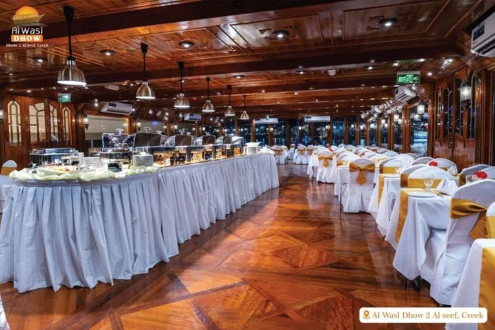 Dubai Best Dhow Cruise Dinner Buffet (Multi Cusine)