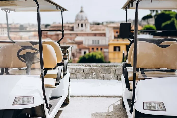 Private Rome Highlights by Golf Cart