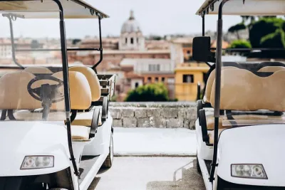 Private Rome Highlights by Golf Cart
