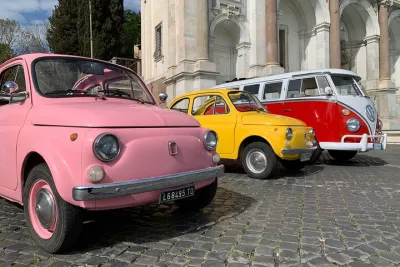 2.5 Hours Private Tour in Rome on a Vintage Fiat 500 open cabrio