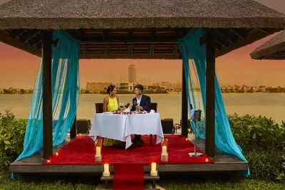 Romantic Cabana Dinner by the Beach Dubai