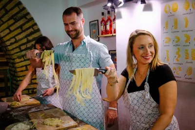 Rome Cooking Class 2-in-1: Make Fresh Pasta and Tiramisu Together