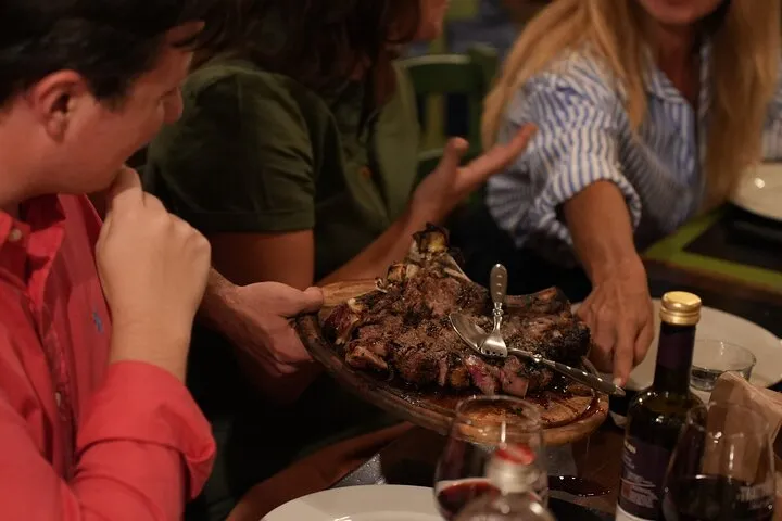 Florence Evening Food Tour with Florentine Steak & Tuscan Wine