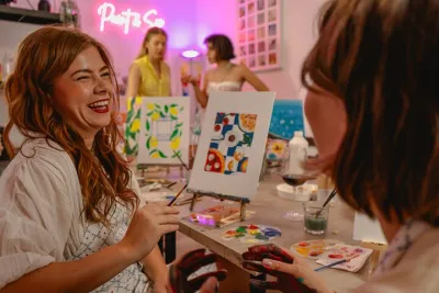 Tipsy Painting Class Rome