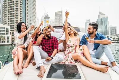 68 Feet Luxury Private Guided Yacht Tour in Dubai
