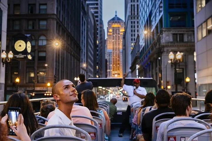 Chicago Sunset Tour by Open-Top Bus with Live Guide