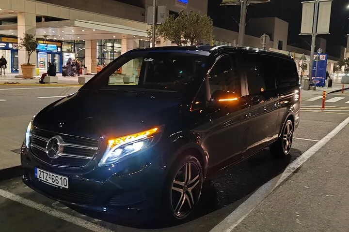 Athens Mercedes V-Class Luxury Airport, Port, City Transfer