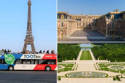 Paris Tootbus Hop-On Hop-Off Tour and Versailles Palace Entrance