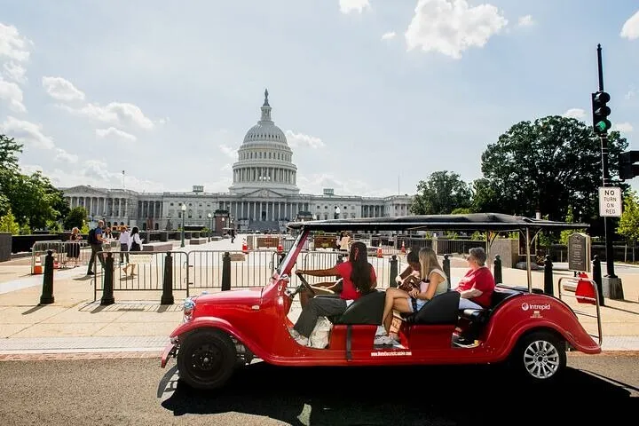 DC Monuments & Capitol Hill Highlights Tour by Electric Cart