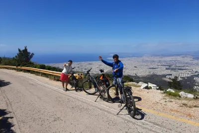 Athens E-Bike Guided Tour on Hymettus Mountain