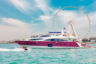 Dubai Yacht Ride & Slide, Snorkeling with Live B.B.Q and Drinks