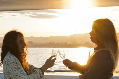 Sunset Catamaran Cruise with Live Music in Barcelona