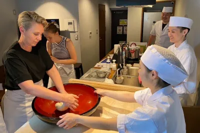 Soba Buck Wheat Noodles Making Experience
