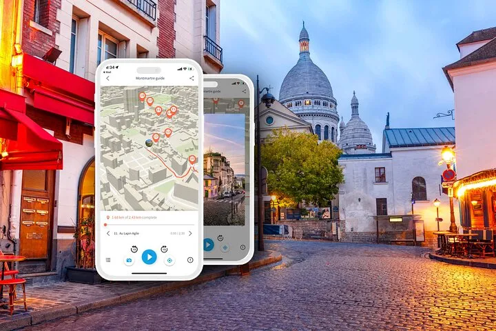 Montmartre Paris Walking Tour with Audioguide on Your Smartphone