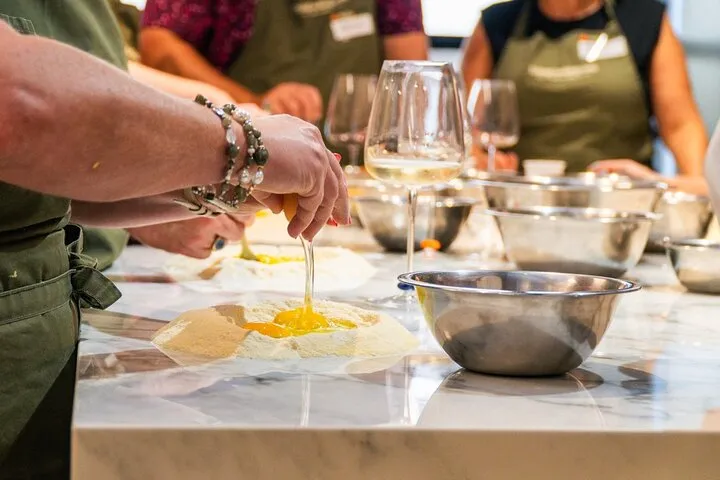 Pasta and Tiramisu Making Class with Fine Italian Wine in Rome