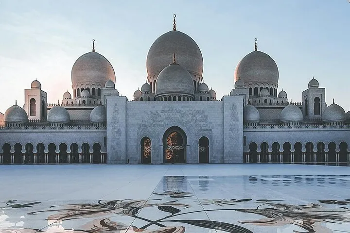 Abu Dhabi Grand Mosque Tour with Lourve Museum Tickets from Dubai