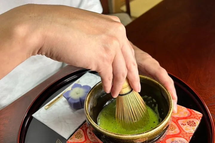 Matcha Experience at a Japanese temple with audio guide