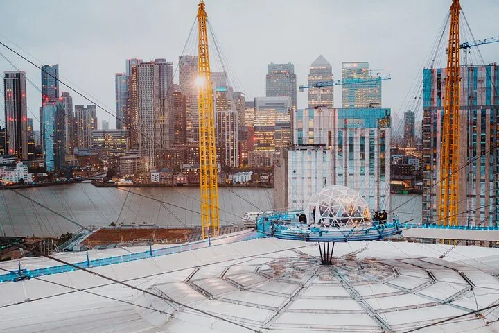 Up at The O2: Snow Globe Climb Experience with Guided Tour