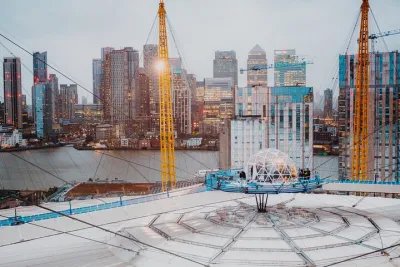 Up at The O2: Snow Globe Climb Experience with Guided Tour