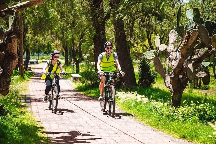 Teotihuacan Biking Tour with History and Pulque Tasting