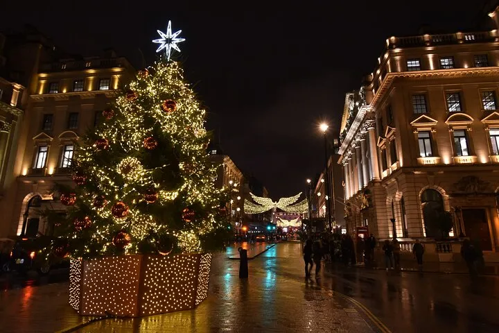 London Private Christmas Lights Tour In Iconic Black Cab
