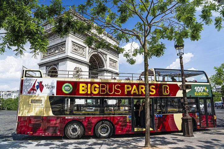 Paris Big Bus Hop-On Hop-Off Tour with Optional River Cruise