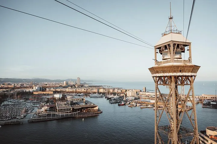 Barcelona E-bike Guided Tour, Cable Car and Sailing Experience
