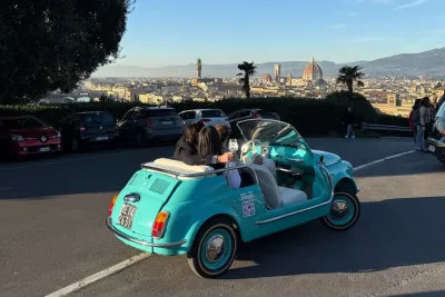 Florence Panoramic Tour in an Electric Fiat 500 Cabrio + Picnic
