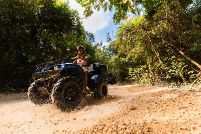 Cancun ATV Jungle Adventure, Ziplines, Cenote and Tequila Tasting