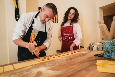Florence - Vegetarian Pasta and Gelato Class only Small Groups