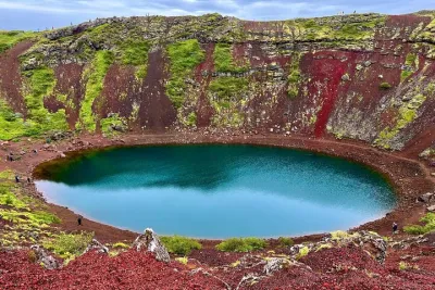 Golden Circle and Kerid Crater from Reykjavik Cruise Terminal