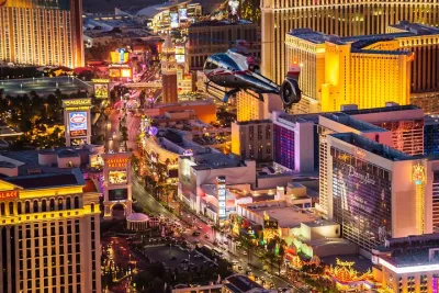Las Vegas Strip Helicopter Night Flight