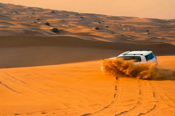 Luxury Desert Safari with Dune Bashing,BBQ & Quad bike Options