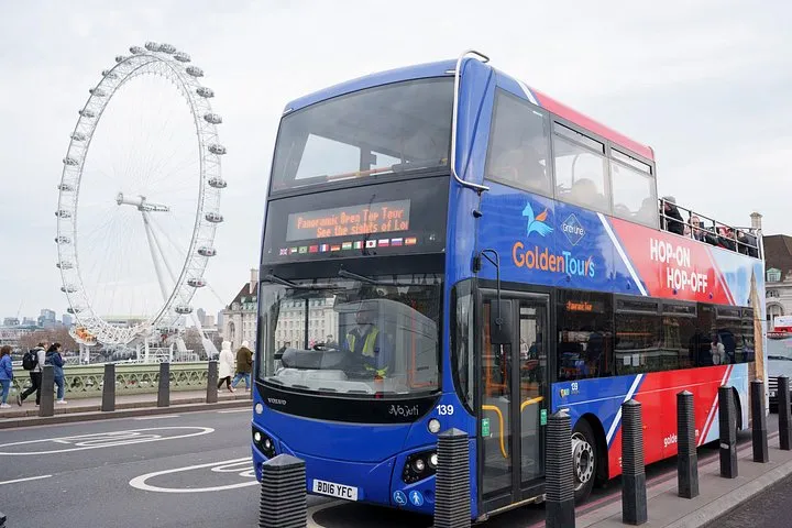London Panoramic Open Top Bus Tour with Audio Guide