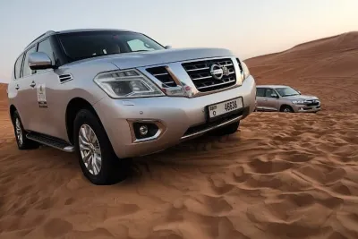 Dubai Desert Safari 4x4 Pickup Red Dunes BBQ and Live Show