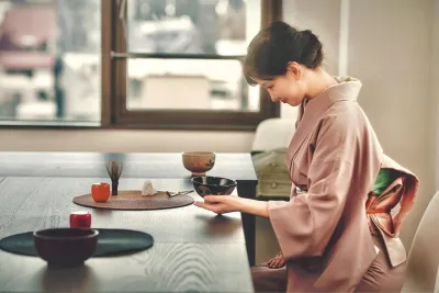 Tokyo Tea Ceremony in Asakusa with Kimono, Matcha & Wagashi