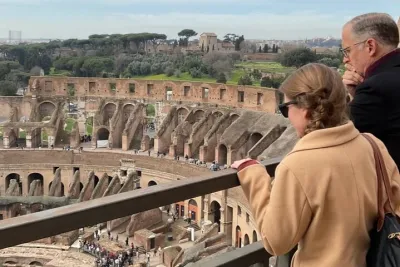 The Colosseum's Attic with 3rd, 4th & 5th Levels with Audio Guide