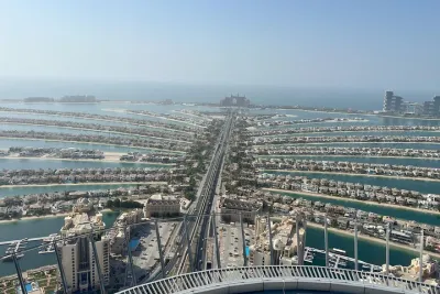 Dubai City Tour The View at Palm Entrance Included